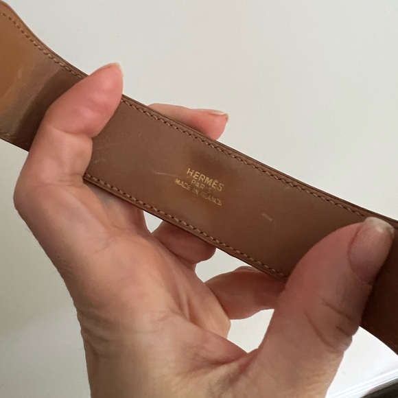 Hermes vintage ostrich bracelet - Picture 4 of 4